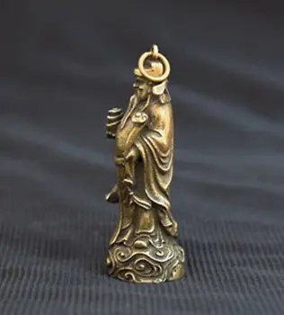 ( mini ) Išskirtinį Kinijos sendinto žalvario dievo turtų pasisekė Budos Statulėlės Statula