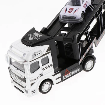 Mini Lydinio Vežėjas Sunkvežimių Žaislas Trinties Variklinė Transporto Automobilių Vaikams Vaikiška (Inclueds 2 Automobiliai)