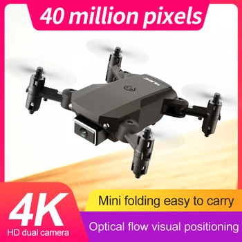 Mini RC Drone 4K HD Kamera Profesinės Dron Sulankstomas Dron Nuotolinio Valdymo Quadcopter RC Sraigtasparnis Kišenėje Drone Žaislai Vaikams