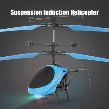 Mini RC Nepilotuojamų Sraigtasparnių Infraed Indukcijos 2 Kanalų Elektroninės Juokinga Pakabos Dron Orlaivių Quadcopter Mažas Drohne Vaikams, Žaislai