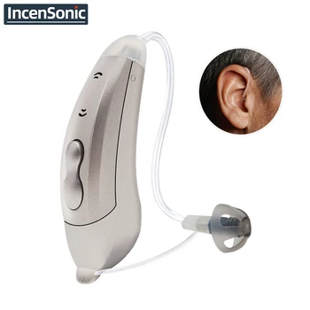 Mini RIC Skaitmeninis Klausos audifonos Garso Stiprintuvai klausos aparatų ausies klausos vyresnio amžiaus earcare klausos praradimas, kairė /dešinė