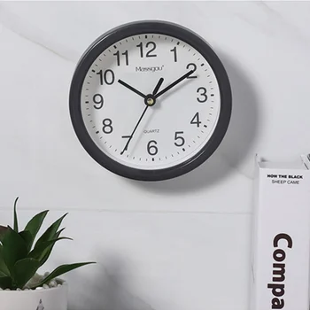 Minimalistinio Mažas Sieniniai Laikrodžiai Su Rėmu Skaidraus Plastiko Candy Spalvas Išjungti 15cm Kabinti Žiūrėti Laikrodis Kambarį Namų Dekoro