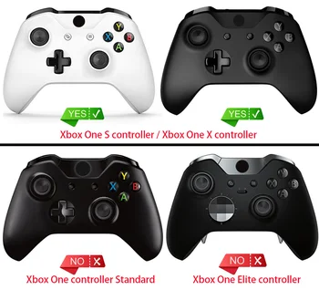 Minkšta Juodos spalvos šonines sieneles Skydelio Pakeitimo Dalis Xbox Vieną S / Xbox One X Žaidimų Valdiklis - SXOJ0120