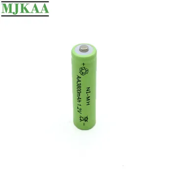 MJKAA 10VNT AA 1.2 V Ni-MH daugkartinio Įkrovimo Baterija 3800mAh Rechargerable Baterijų LED Žibintuvėlis vaizdo Kameros Pre-Už