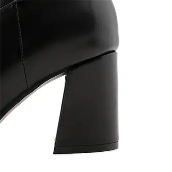 MORAZORA 2020 didelis dydis 33-47 per kelius siekiantys batai moterims pu pažymėjo tne rudens-žiemos mados sexy batai aukštakulniai batai moteriška