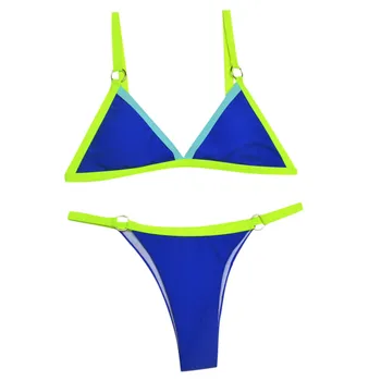 Moterų Bandeau Tvarstis Bikini Komplektas, Push-Up Brazilijos maudymosi Kostiumėliai Paplūdimio maudymosi kostiumėlį Dec 9