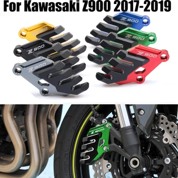 Motociklų Aksesuarų Kawasaki Z 900 Z900 2017 2018 2019 CNC Priekiniai Stabdžių Diskas, Suportas Stabdžių suportas Guard Raštas Dangtis