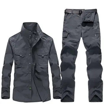 Multi Pocket Pants Vyrų Darbo Kvėpuojantis Quick Dry Kariuomenės Kelnės Prarasti Taktinis Vyrų Karinę Uniformą Tracksuit