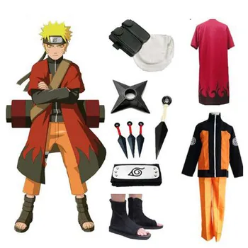 Naruto Cosplay Kostiumai, Naruto Anime Aprangą Žmogaus Parodyti Kostiumai Japonų Animacinių Filmų Kostiumai, Naruto Kailis Viršuje Kelnės Suaugusieji
