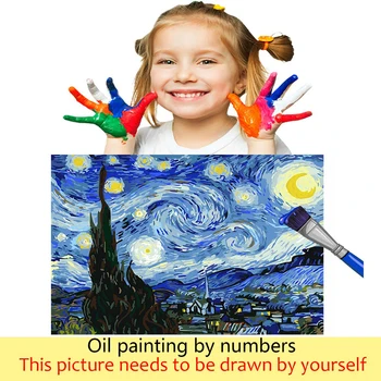 Natiurmortas mėlyna automobilių paveikslų tapyba pagal numerius su paketas drobės, dažų skaičius modulinės, hoom dekoro vaikams
