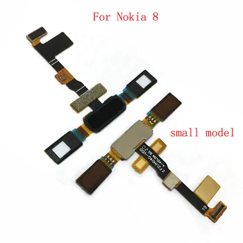 Nauja pirštų Atspaudų Jutiklis Flex Kabelis Skirtas Nokia 8 Home Mygtukas 