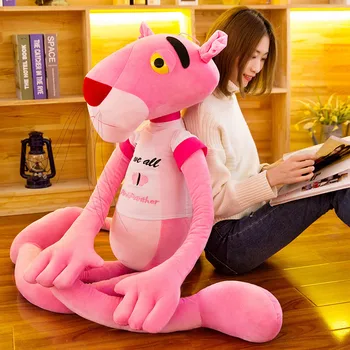 Nauja Rožinė Pantera Pliušiniai Žaislai Minkštas Žaislas Įdaryti Lėlės Pink Leopard 