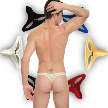 Nauja Ultra-plonas Ledas Šilko Seksualus Diržas Vyrams apatinės Kelnės Kvėpuojantis už Vyrų Fetišas M-XL Erotinis Sekso Produktai Vyrams