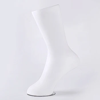 Naujas 1 Vnt Moterų Manekeno Kojų Plastiko Stovas Didelis Kojinės Manekeno Dalies Kojos Baltos spalvos