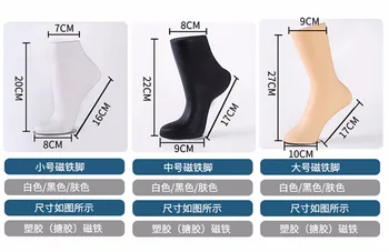Naujas 1 Vnt Moterų Manekeno Kojų Plastiko Stovas Didelis Kojinės Manekeno Dalies Kojos Baltos spalvos