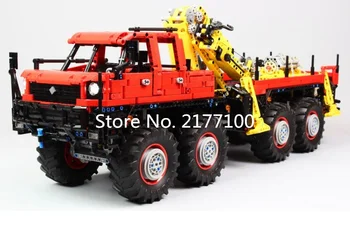 Naujas 13146 įrangos pardavimas, biuro įrangos serijos Sujungtos 8×8 Offroad Sunkvežimio modelis Blokai Suderinama SS-15805 Klasikinis RC automobilių stiliaus žaislas