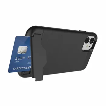 Naujas Atveju iPhone, 11 Pro XR XS Max6 6s 7 8 Plius Telefoną Atvejais šepečiu kortelės turėtojas Super Antishock 