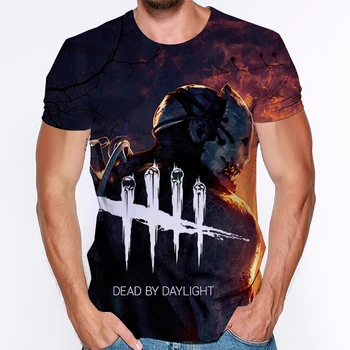 Naujas Atvykimo 2020 M. Mirusiųjų Dienos šviesos Vyrų Viršūnes 3D vyriški T-shirt Trumpas rankovėmis Apvalios Kaklo 3D Harajuku Negabaritinių Marškinėliai Streetwear
