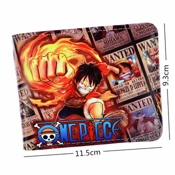 Naujas Atvykimo Anime One Piece Piniginės Norėjo, Plakatų Dizainas Trumpas Rankinėje Jauni