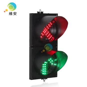 Naujas dizainas AC85-265V 200mm du aspektus raudonojo kryžiaus žaliosios rodyklės signalas automobilių stovėjimo aikštelės LED šviesa