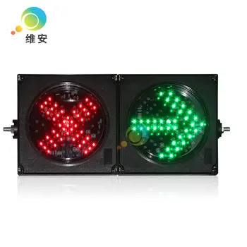 Naujas dizainas AC85-265V 200mm du aspektus raudonojo kryžiaus žaliosios rodyklės signalas automobilių stovėjimo aikštelės LED šviesa