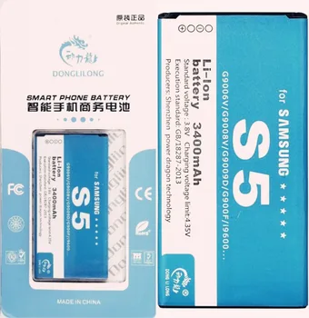 Naujas EB-BG900BBC 3400mAh Baterijos Samsung Galaxy S5 i9600 G900S G900F G9008V 9006V Su Sekimo Numerį