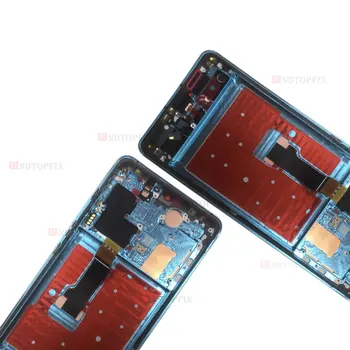 NAUJAS Huawei 30 Pro LCD Jutiklinis Ekranas skaitmeninis keitiklis Asamblėjos Huawei 30 LCD ekranas Huawei P30Pro Ekranas VOG-29 ELE-29 MAR-LX1M