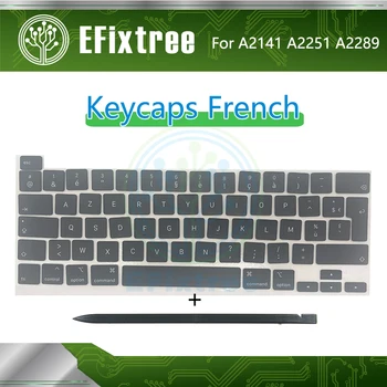 Naujas Nešiojamas Klaviatūros A2141 A2289 A2251 prancūzijos FR Keycaps 