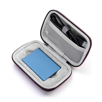 Naujas Nešiojimo dėklas, Skirtas Samsung T1 T3 T5 Nešiojamų 250GB 500GB 1 TB 2TB SSD USB 3.1 Išorinio Kietojo kūno Diskai Saugojimo Kelionės Krepšys