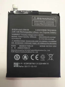 Naujas Originalus Nekilnojamojo 3400mAh BM3B Baterija su klijais lipdukas, Skirtas Xiaomi Mi Sumaišykite 2 II 5.99