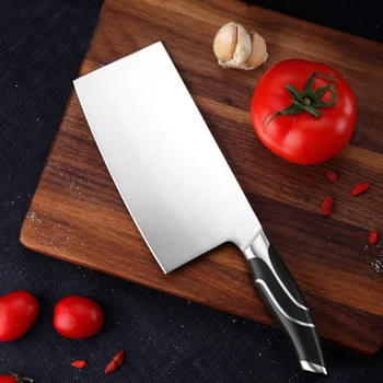 Naujas Profesionalus Kinijos Virėja, Kapojimo Virtuvinis Peilis Pjaustyti peiliu Mėsininko Peilis 4Cr13 Nerūdijančio Plieno Chef peilis Mėsos Cleaver