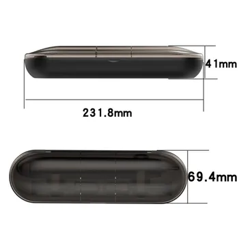 Naujas USB Kelionės Įkroviklio Žaidimas Phillips Sonicare HX9210 Aukštos kokybės Nešiojamas Baterija Kelionės Atveju 2 Spalvų Didmeninė KARŠTO