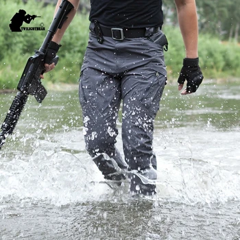 Nauji vyriški Ruožas Tactical Kelnes IX9 SWAT Kvėpuojantis Greitai džiūsta Comat Ziajać Vyrai Moterys Karinių Krovinių Kelnės 5XL BYLY24