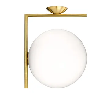 Naują Šiaurės minimalistinio dizaineris, mėnulio pilnatis stiklo, 200mm kamuolys lempos, svetainė, restoranas, naktiniai eilėje, dekoratyvinės sienų lempos