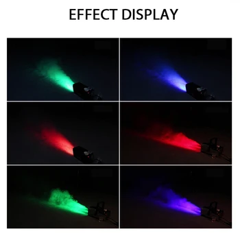 Nekilnojamojo RGB Rūkymo Mašina SHEHDS 400W LED RGB 3in1 Rūko Mašina su Nuotolinio Valdymo ir DMX Valdymo Etape DJ Baras