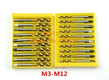 Nemokamas Pristatymas M3 M4 M5 M6 M8 M10 M12 7pcs HSS sriegis bakstelėkite speciali viela iš nerūdijančiojo plieno bakstelėję