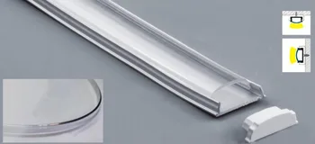 Nemokamas Pristatymas Minkštas led profilis bendable led aliuminio profilio lanksti led juostelė 2m/vnt 150 m/daug