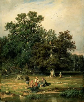 Nemokamas pristatymas rusų dailininkas Shishkin pav medžio kraštovaizdžio aliejaus tapyba, drobės tapybai, drobė sienos meno apdailos nuotraukas