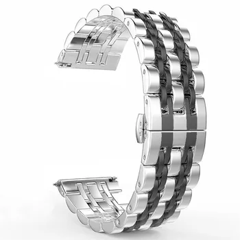 Nerūdijančio Plieno Dirželis Fitbit Versa 3/Prasme Smart Apyrankė Metalo Watch Band Pakeisti Dirželiai Fitbit Versa 2 Lite Correa