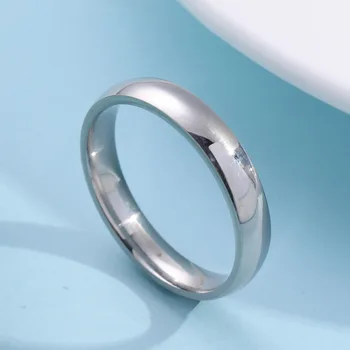 Neutralus Nerūdijančio Plieno Žiedas 2020 M. Naujas Stiliaus Dviejų Spalvų Žiedas Mados Stilius