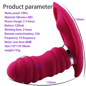 Nešiojami Dildo Analinis Vibratorius Pūlingas Klitorio Stimuliatorius G Spot Nuotolinio Valdymo Liežuvio Sekso Žaislai Moterims, Moteriška Masturbator