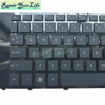Nešiojamojo kompiuterio klaviatūra HP Probook 5320 5320m JAV anglų standartinio juoda su rėmu PK130DF1A00 621211-001 618843-001 originalas