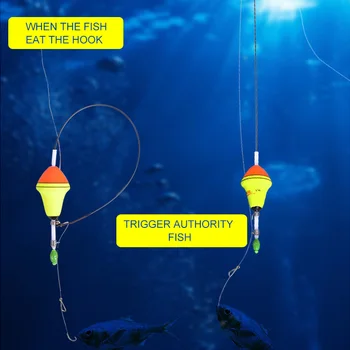 Nešiojamų EVA Automatinė Karpių Žvejyba Plaukti Žvejybos Reikmenys Jūrų Pabaisos Greitai Žvejybos Artefaktas Bobber Žvejybos Plaukti Prietaiso nustatymas