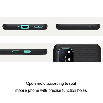 NILLKIN OnePlus 8T Atveju 1+8T Vienas Plius 8T Padengti Kieto Plastiko Galinį Dangtelį Telefono Atvejais Super Matinio Shield Serijos
