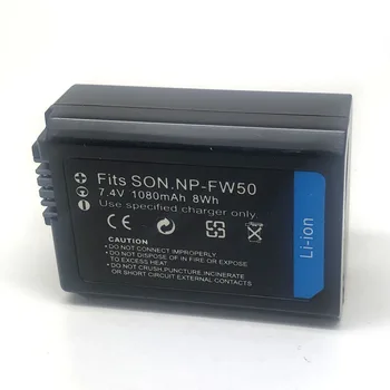 NP-FW50 NPFW50 NP FW50 Baterija Sony Alpha a6500 a6300 a6000 a5000 a3000 a7 a7R II a7II A7RII NEX-3 5 NEX-5R 7 F3 3D 5N RX10