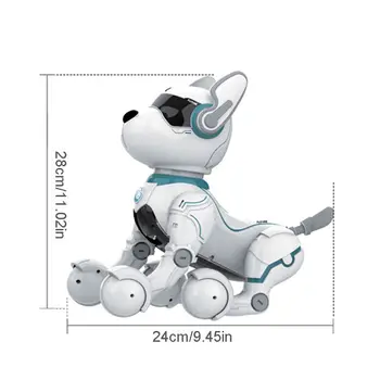 Nuotolinio Valdymo Robotas Šuo Žaislas Vaikas Anksti Švietimo Žaislas Smart Stunt Šuniukas Robotas 63HE
