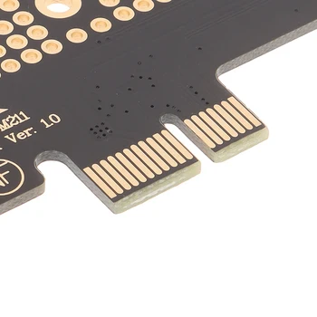 NVMe PCIe M. 2 NGFF SSD į PCIe X1 4.0 adapterio plokštę su laikikliu