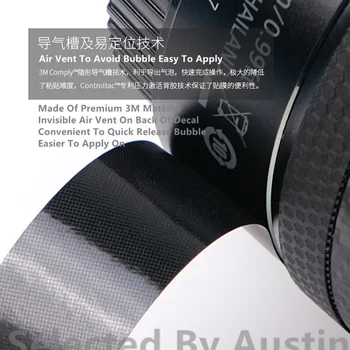 Objektyvo Odos Lipdukas Lipdukas Canon EF16-35 F4 Anti-scratch Wrap Kino Raštas Padengti Atveju
