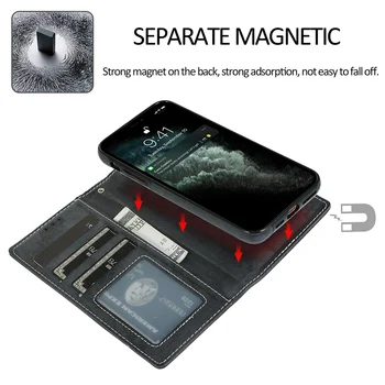 Odos Apversti Magnetinių Telefono dėklas Skirtas iPhone 12 Mini Pro Max X XS XR 11 8 7 6 s Plius 