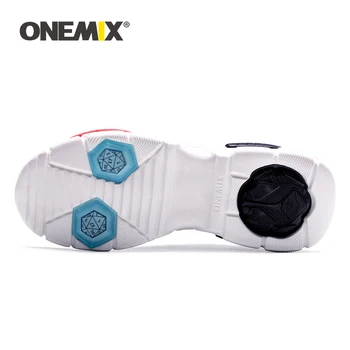 ONEMIX unisex Sportiniai Odiniai sportiniai Bateliai, Lauko Pėsčiomis Mens Batai, Sporto Mados Profesionaliems Mokytojams, Sneaker Bateliai